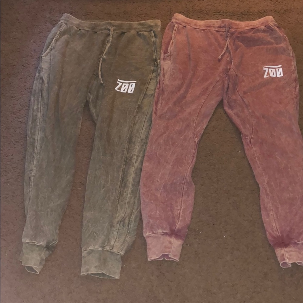 Bmfit zoo culture acid wash joggers